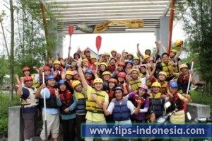 Rafting kaliwatu di Malang