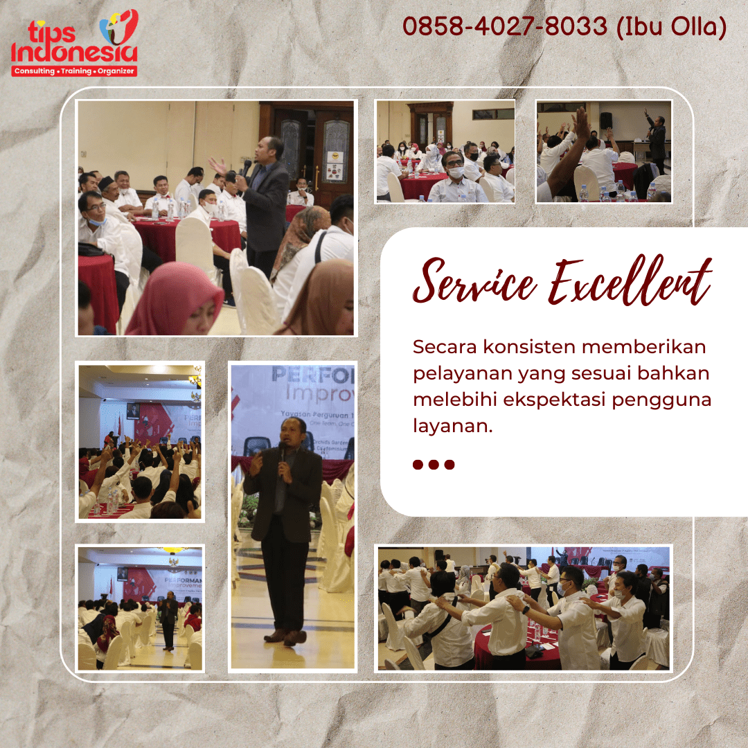 TERBUKTI, CALL 0858-4027-8033, TRAINING SERVICE EXCELLENT MALANG