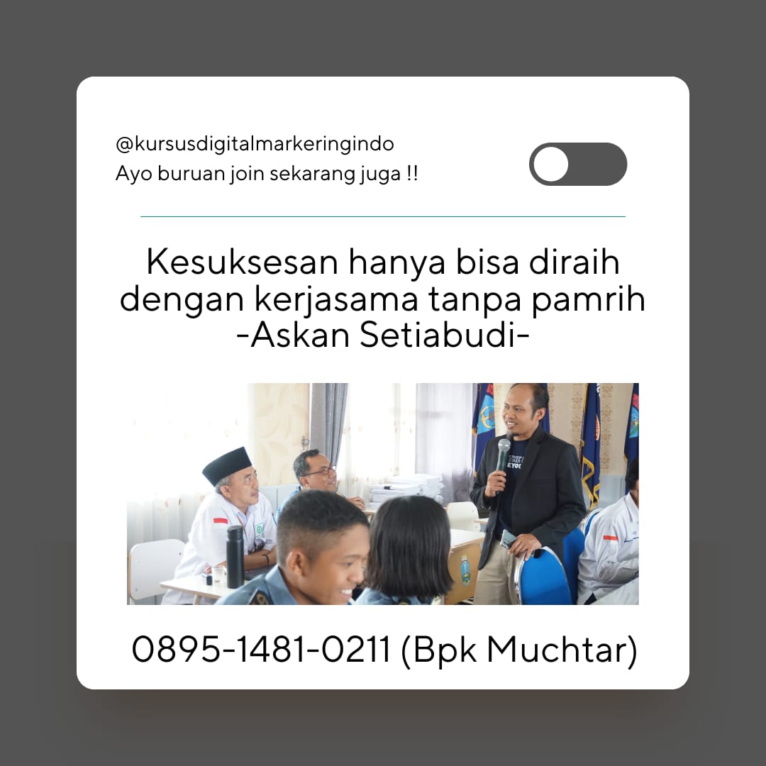 JUALAN MUDAH DENGAN DIGITAL MARKETING | TIPS INDONESIA | 0895-1481-0211