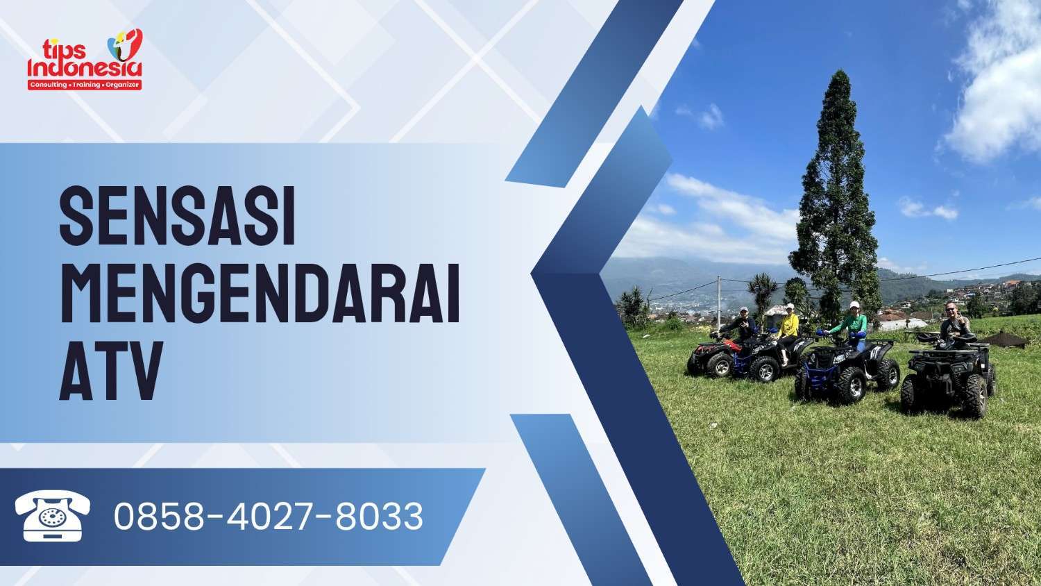 SENSASI MENGENDARAI ATV | TIPS INDONESIA | 0858-4027-8033